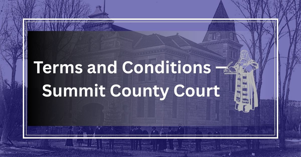 Terms and Conditions — Summit County Court